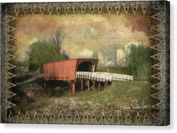 Roseman Bridge Embellished  - Canvas Print
