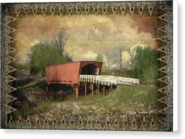 Roseman Bridge Embellished  - Canvas Print