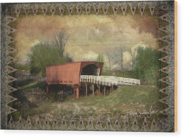 Roseman Bridge Embellished  - Wood Print